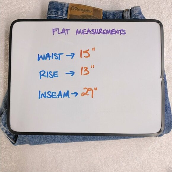 Vintage Wrangler Med Wash Baggy Jeans 16 - Picture 4 of 14